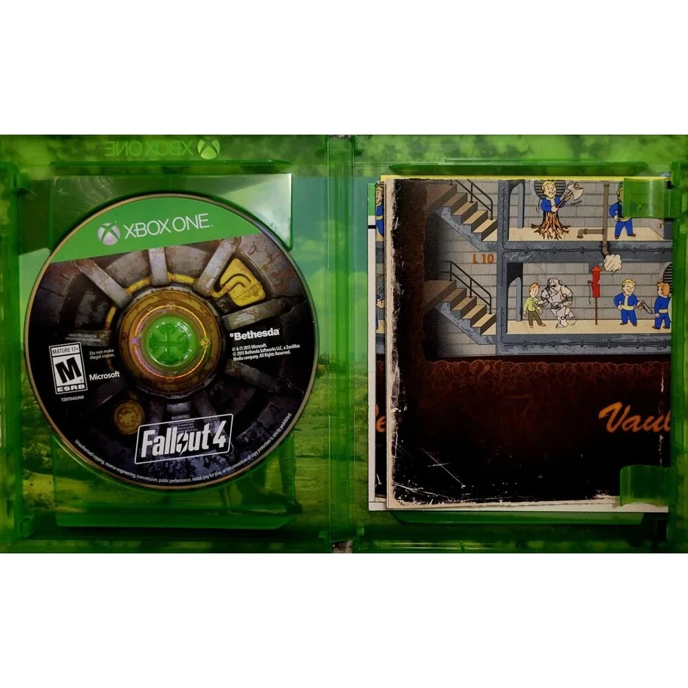 FALLOUT 4 (MicrosoftXboxOne) Poster/Map | Complete | Manual | Tested | Pristine